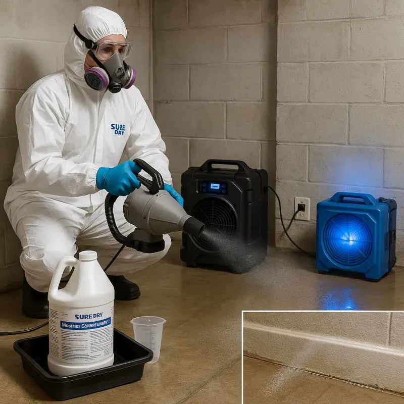 Sanitization and Odor Removal process in Westminster, MA